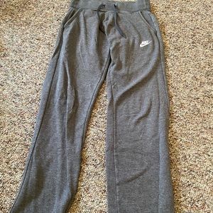 Nike Gray Flare Sweatpants